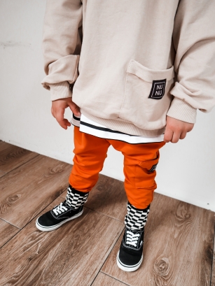 Spodnie Normal Kieszeń Orange/ NUNU