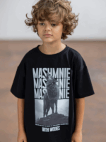 T-shirt  Czarny MASHMNIE