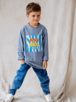 Longsleeve przedłużany Blue NUNU - obrazek 3