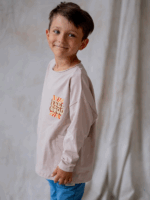 Longsleeve z kieszonką Beżowy  NUNU