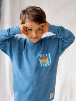 Longsleeve Vintage Baby Blue NUNU