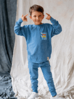 Longsleeve Vintage Baby Blue NUNU - obrazek 3