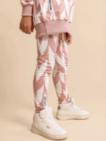 Legginsy Różowe wzór LOOSE BLUZZ