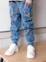Spodnie Jeans Cargo Blue  TUSS