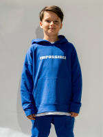 Spodnie Dresowe Niebieskie ALL FOR KIDS - obrazek 4