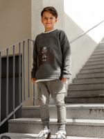 Spodnie Dresowe Khaki ALL FOR KIDS - obrazek 5
