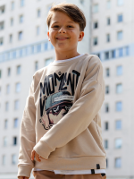 Bluza Beżowa ALL FOR KIDS - obrazek 4