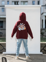Bluza rozpinana  Bordowa ALL FOR KIDS - obrazek 6