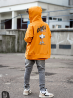 Bluza rozpinana  Pomarańczowa ALL FOR KIDS - obrazek 2