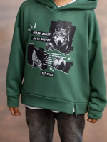 Bluza kapturem Zielona MASHMNIE