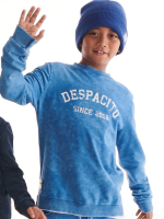 Bluza Dekatyzowana bez Kaptura Niebieska DESPACITO