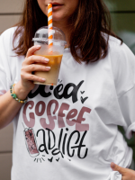 T-shirt Over Ice Coffe YOUR STORE