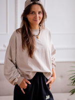 Bluza Lazy day Vintage Beż YOUR STORE - obrazek 6