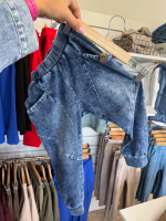 Joggery Dekatyzowane Niebieskie MIMI