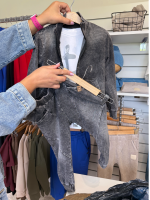 Joggery Dekatyzowane Czarne MIMI - obrazek 2