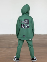 Bluza rozpinana Zielona MASHMNIE - obrazek 3