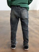 Spodnie Joggery Jeansowe Grafitowe MASHMNIE
