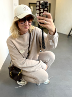 Bluza Oversize Melanż Beż bez kaptura YOUR STORE - obrazek 4