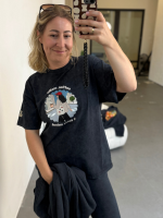 T-shirt Washed City Navy YOUR STORE
