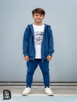 Spodnie Dresowe Niebieskie Only Days ALL FOR KIDS - obrazek 2