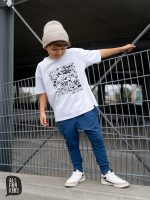 T-shirt Biały Only Days  ALL FOR KIDS - obrazek 3