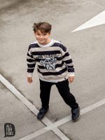 Spodnie Dresowe Czarne ALL FOR KIDS - obrazek 4