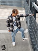 Spodnie Jeans Blue ALL FOR KIDS - obrazek 3