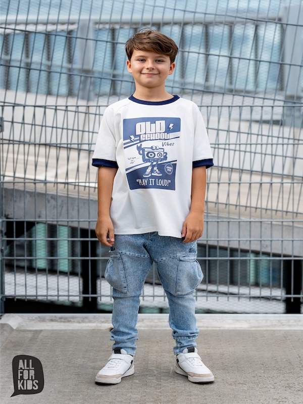 AFK AW 2 50 Spodnie Jeans Blue ALL FOR KIDS - obrazek 4