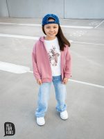 T-shirt śmietankowy Lovers Club  ALL FOR KIDS - obrazek 4