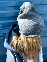Czapka z Kominem Tie Dye DARK BLUE NUNU - obrazek 4