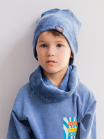 Czapka z Kominem Tie Dye BABY BLUE NUNU - obrazek 2
