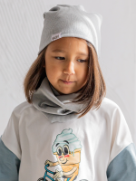 Czapka z Kominem Grey FUNKIDS