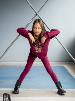 Bluza Fuksja Delicious Girls ALL FOR KIDS - obrazek 2