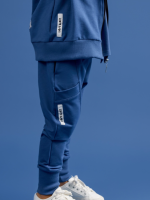 Spodnie Dresowe Niebieskie Loose Bluzz - obrazek 4