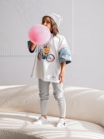 Legginsy z prążka R.I.B Grey FUNKIDS - obrazek 4