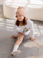 Legginsy z prążka R.I.B Camel FUNKIDS - obrazek 3