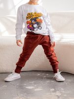 Spodnie Joggery Brown FUNKIDS - obrazek 3