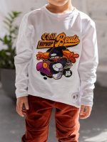 Spodnie Joggery Brown FUNKIDS - obrazek 4