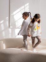 Legginsy z prążka R.I.B Latte FUNKIDS - obrazek 4