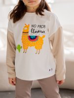 Longsleeve  Ecru/beige Lama  FUNKIDS