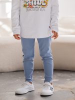 Legginsy z prążka R.I.B Blue FUNKIDS