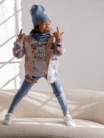Legginsy z prążka R.I.B Blue FUNKIDS - obrazek 3