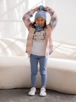 Legginsy z prążka R.I.B Blue FUNKIDS - obrazek 2