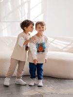 Spodnie Dresowe Dark Blue FUNKIDS - obrazek 4