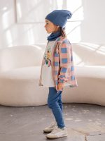 Koszula na Zamek w kratę Blue FUNKIDS - obrazek 4