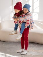 Legginsy z prążka R.I.B Burgund FUNKIDS - obrazek 2