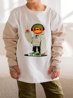 Longsleeve ecru/beige Leniwiec FUNKIDS