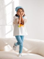 Legginsy z prążka R.I.B Hydro FUNKIDS - obrazek 2