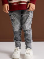 Spodnie Jeans Grafitowe Loose Bluzz