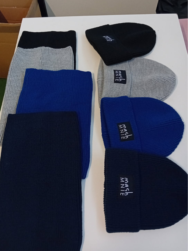 Projekt bez nazwy Czapka + Komin Zimowy MASHMNIE - obrazek 1